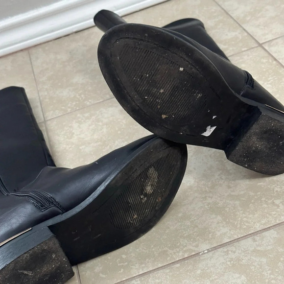 Steve Madden Women High Knee Black Boots size 6 - Picture 9 of 13